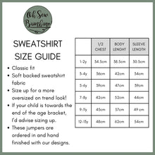 Load image into Gallery viewer, Appliqué Kids Personalised Sweatshirt