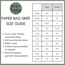 Load image into Gallery viewer, Feb Pre-order Paper Bag Skirt