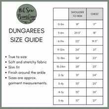 Load image into Gallery viewer, Feb Pre-order Dungarees