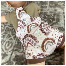 Load image into Gallery viewer, Wild One Jungle Bummie Dungarees