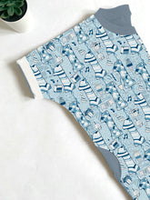 Load image into Gallery viewer, Blue 1st Birthday Oversized Dresses