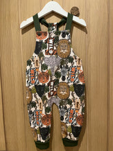 Load image into Gallery viewer, Wild One Jungle Slouchy Dungarees
