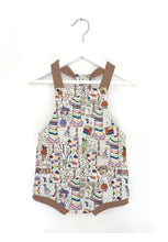 Load image into Gallery viewer, Rainbow 1st Birthday Party Dungarees