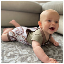 Load image into Gallery viewer, Wild One Jungle Bummie Dungarees