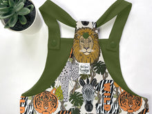 Load image into Gallery viewer, Wild One Jungle Slouchy Dungarees