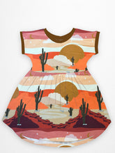 Load image into Gallery viewer, Wild West Gathered Dress
