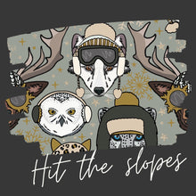 Load image into Gallery viewer, Hit The Slopes Oversized T-shirt Co-ords
