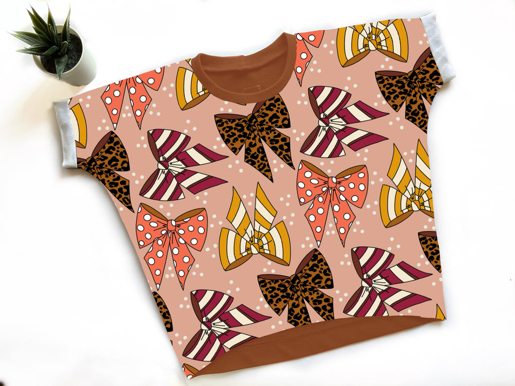 Party Bows Oversized T-shirt Co-ords