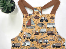 Load image into Gallery viewer, Transport ABC Dungarees
