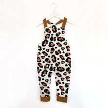 Load image into Gallery viewer, Rust Leopard Dungarees
