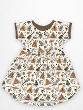 Load image into Gallery viewer, Camp Kid Gathered Dress
