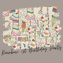 Load image into Gallery viewer, Rainbow 1st Birthday Party Co-ords
