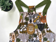 Load image into Gallery viewer, Wild Two Jungle Dungarees
