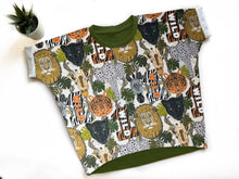 Load image into Gallery viewer, Wild One Jungle Oversized T-shirt Co-ords
