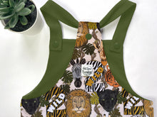 Load image into Gallery viewer, Wild Two Jungle Dungarees
