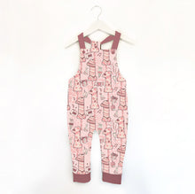 Load image into Gallery viewer, Pink 1st Birthday Party Dungarees
