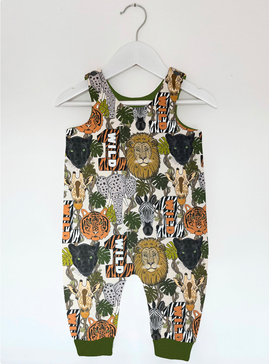 Wild One Jungle Romper