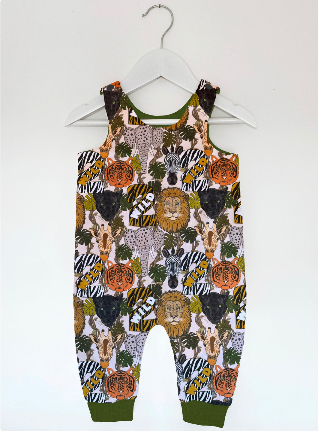 Wild Two Jungle Rompers