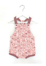 Load image into Gallery viewer, Pink 1st Birthday Party Dungarees
