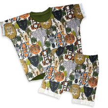 Load image into Gallery viewer, Wild One Jungle Oversized T-shirt Co-ords
