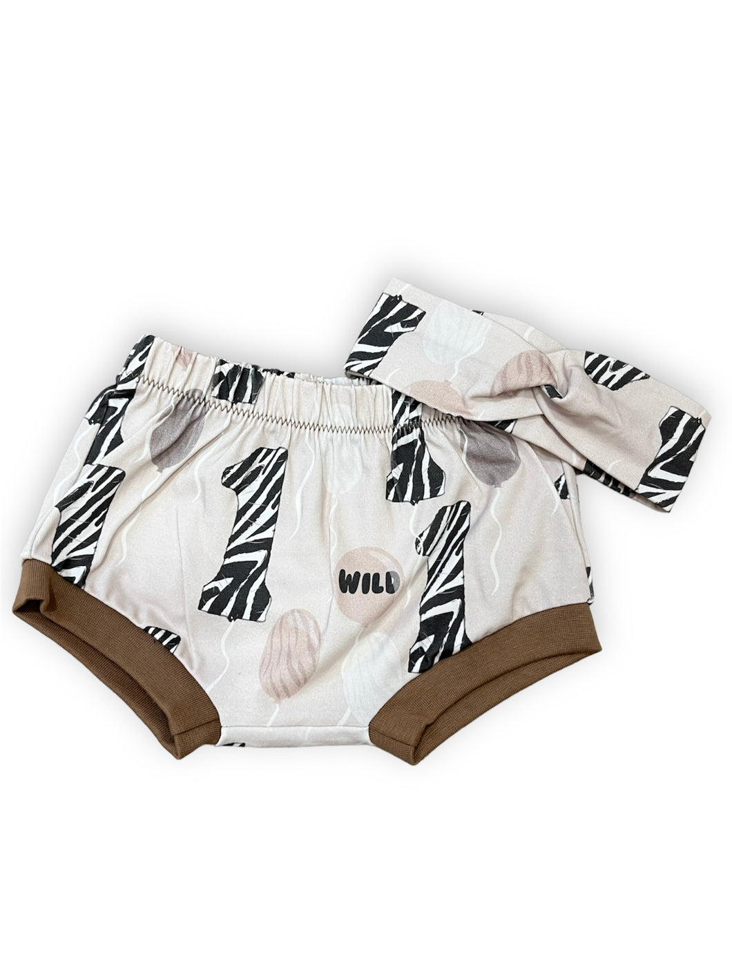 12-18m Wild One Bummies & Headband Set